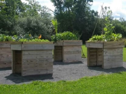 Wheelchair accessible garden beds