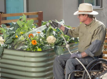 Wheelchair gardening